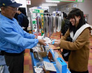 酪農学園大学でのバザー